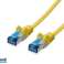 Пач кабел CAT6a RJ45 S / FTP 0 25m жълт 75711 0.25Y картина 1