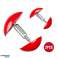Herzberg HG 03763: 2 τεμάχια πλαστικός διαμορφωτής & επεκτατής ρυθμιστών παπουτσιών εικόνα 2
