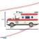 Ambulanseambulanse for barn fjernstyrt med fjernkontroll lyslyd 1:30 bilde 1