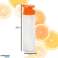 Water bottle with fruit insert, 800 ml, orange image 3