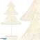 Christmas decoration standing Christmas tree 39cm 10LED warm yellow battery operated image 1