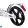 Folding city scooter AILO wheels 200mm shock absorber front rear white GIMME image 4