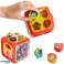 Educatief speelgoed interactieve sensorische manipulatieve kubusbloksorteerder foto 6