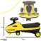 Gravity ride-on glowing LED wheels with music playing scooter 74cm yellow black max 100kg image 3