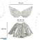 Costume carnival costume disguise unicorn skirt headband silver image 5