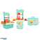 Shop bar ice cream parlor set for children suitcase PICNIC accessories image 4