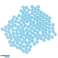 Гидрогелевые шарики для цветочного пистолета синий 250г 50 000шт 7 8мм изображение 3