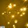 LED lambalar dekoratif teller 10m 100LED sıcak beyaz fotoğraf 5