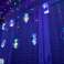 LED záclonové svetlá guľôčky 3m 108LED viacfarebné fotka 3