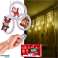 Светодиодные занавески для картин Рождественские круги 3 м 10 лампочек с батарейным питанием Пульт дистанционного управления изображение 2