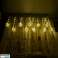 LED-Lichter Weihnachtsvorhang Ringe 3m 10 batteriebetriebene Glühbirnen Fernbedienung Bild 6