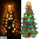 LED lámpák függő karácsonyi dekoráció karácsonyfa 45cm kép 3