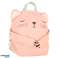 Preschooler's backpack school kitten pink image 1