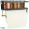 Magnetic shelf for fridge spices kitchen towel 2in1 image 1