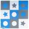 Kinder Pädagogisches Schaumstoffmatten-Puzzle 9-teilig 60 x 60 x 1 cm Graublau Bild 3