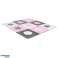 Putu puzles paklājs bērniem 180x180cm 9 gab pelēks rozā balts attēls 7