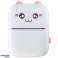 Drukotek mini lämpötulostin valokuvatarroille USB-kaapeli kissa vaaleanpunainen kuva 1