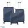 Set of 3 360° Swivel Rigid Geometric Travel Suitcases image 5