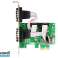 IOCREST 2x Porte COM seriali RS-232 Scheda controller PCI-e a tutta altezza/mezza altezza foto 1