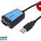IOCREST USB 2.0 zu Seriell Konverter FTDI Chipsatz 1m. IO-USB2310-01 Bild 1