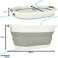 Foldable laundry bowl silicone strong 25L image 3
