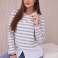 A striped cotton blouse with a collar is a classic and stylish piece of clothing that combines comfort with elegance image 6