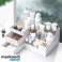 Skuff Type Kosmetisk oppbevaringsboks Klassifisering Desktop Skin Care Organizer Box (Farge: Hvit) bilde 2