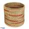 Wicker basket set of 2 pieces 23 and 32 cm image 2