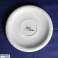 Saucer plate made of porcelain 19 5 cm white image 2