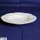 Saucer plate made of porcelain 14 5 cm white image 1