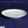 Saucer plate made of porcelain 11 5 cm white image 1