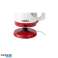 Электрический чайник 1300 Вт Voltz, автоматическое выключение, вращение на 360 градусов, 900мл, беспроводной, красный изображение 1