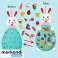 Pendentif Pâques en feutre DIY Lapin BUNNYSTER photo 2