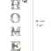 Akrilo raidžių ženklo sienų dekoras HOMEWALL nuotrauka 1