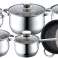 Rosenberg Cookware Set - Stainless Steel - 12 Pieces - Equipped with 7 Layer Bottom! image 6