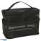 Travel Toiletry Bag Foldable Stacked Organizer for Cosmetics Accessories Storage Black image 2