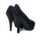 Scarpe da donna - décolleté in pizzo nero con tacco alto foto 1