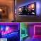 Produkt Amazon: LED páskové podsvícení 2,5 m TV, USB LED pásek s dálkovým ovládáním, RGB 5050 LED pásky pro 40 palců-60 palců HDTV, PC monitor, 5V fotka 5