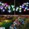 4 Lily Wodoodporne Zewnętrzne Zasilane Solarnie Lampy Ogrodowe Lily Flower, 7 Wielokolorowych Zmieniających Się Lamp LED Zasilanych Solarnie, Dekoracje Ogrodowe Zewnętrzne zdjęcie 3