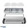 Cheffinger CF BW300: Placa calefactora calentadora de buffet 2 en 1 de 3.5 cuartos fotografía 3