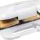 Plaque de cuisson électrique 3 en 1 pour toast gaufré et gril antiadhésif 750W blanc noir photo 2