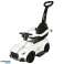 Ride-on pusher car 3in1 with sound and lights white image 1