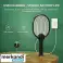 Foldable Electric Mosquito Racket, Practical Electric Anti-insect Racket, Wasp Repellent for Outdoors and Indoors, Gardens, Lawns with USB Charging image 2