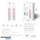 Roze sonische zachte elektrische tandenborstel voor kinderen met Ipx7 Smart Toothbrush Gift foto 4