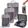 COMPRESSION ORGANIZER for Suitcase Packing Travel Bags Set of 3 Pcs Grey image 1