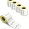 Étiquettes adhésives thermiques 40×28MM 5000 pièces/5 rouleaux Trou Étiquettes adhésives 40mm Étiquette adhésive thermique pour imprimante/étiqueteuse de bureau polyvalente | 4×2 photo 1