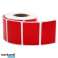 1000pcs червен термичен етикет 40x28mm, 40mm RED цвят директен термичен баркод етикет съвместим с зебра LP2824 TLP2824 LP2844 картина 3