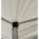 Tenda gazebo pieghevole 3x3 metri - Disponibile nei colori grigio e bianco, struttura in metallo di alta qualità foto 1