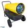 OIL HEATER PETROL BLOWER HEATER 30KW LCD THERMOSTAT WHEELS HANDLE FOR TRANSPORT image 2