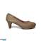 Chaussures pour femmes - Escarpins à talons à lacets kaki photo 2
